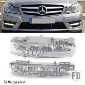 LED DRL ヘッドライト メルセデスベンツ C クラス W204 S204 2007-2014 E クラス W212 2009-2014 SLK クラス R172 2011-2013 フロントフォグランプ用