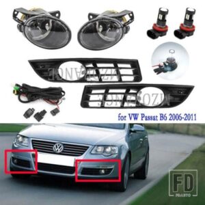 フォグランプフォルクスワーゲンパサート B6 2006-2011 LED フロントヘッドライトフォグランプハロゲンフォグランプカバードライビングランプアクセサリー