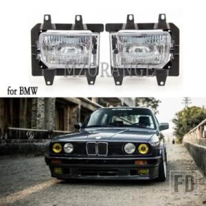 ヘッドライトフォグランプ BMW E30 1985-1993 318I 325I フロントバンパーフォグランプフォグ FAMPS ケースカバー DRL ヘッドライトカーアクセサリー