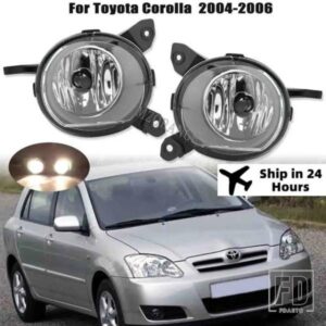 トヨタカローラ 2004 2005 2006 2 個ハロゲン LED フォグライトヘッドライトアセンブリヨーロッパバージョン部品電球カーアクセサリー