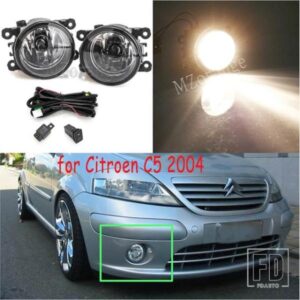 ハロゲンフォグランプシトロエン C3 C4 C5 C6 C-CROSSER XSARA PICASSO 1999-2015 フォグランプアセンブリ超高輝度フォグライト 55 ワット 2 個
