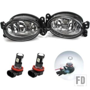 フォグランプ LED メルセデス ベンツ W211 W204 W164 ML320 ML500 38961 フロントバンパーヘッドライトフォグランププラスチックレンズ