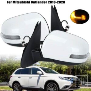 バックミラーアセンブリ三菱アウトランダー 2013-2020 サイドミラーリフレクター LED ウィンカーライトアクセサリー 9 ピン