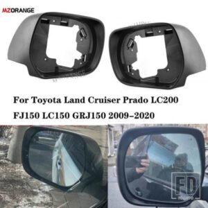 トヨタランドクルーザープラド LC200 FJ150 LC150 GRJ150 2009-2020 サイドミラーフレームホルダー交換トリムハウジングカバーアクセサリー