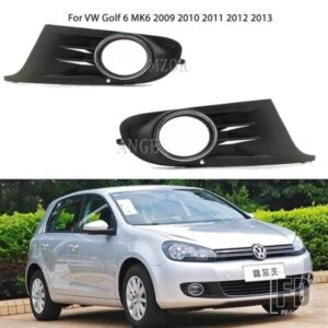 VW ゴルフ 6 MK6 2009-13 ゴルフ 6 カブリオレ 2012-2016 フォグライトカバーフォグランプベントグリルカバーアクセサリー