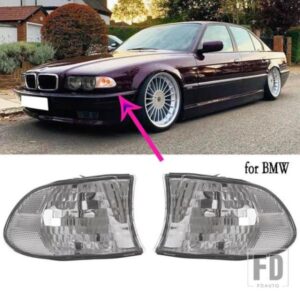 コーナーライト BMW E38 7 シリーズ 740I 740IL 750IL 1999 2000 2001 ヘッドライトウィンカーライトフロントバンパーウィンカーランプ部分