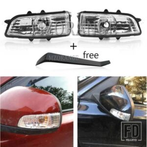 サイドミラーライトボルボ S60 S40 S80 C30 C70 V50 V70 ウィンカーライトドアウイングバックミラーランプカーアクセサリーツール