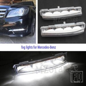 LED DRL ヘッドライトメルセデス ベンツ W204 S204 W212 R172 C250 2007-2014 デイタイムランニングライトフォグランプパーツアクセサリー