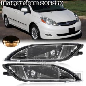 2X フォグランプトヨタシエナ 38991 ヘッドライトフォグランプカーライトアセンブリアクセサリー部品 81220AE020