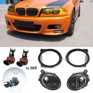 LED フォグランプ BMW E46 M3 3 シリーズ 2001-2005 フォグランプ BMW E39 M5 1995-2004 フォグランプカバー グリルベゼル ヘッドライト