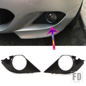BMW E60 E61 M スポーツ 2003-2009 525I 528I 530I 2004-2010 フォグライトカバーバゼルグリルフォグランプランプフレームカバー穴グリル