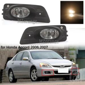 フォグライトヘッドライトホンダアコード 2006 2007 ドライビングランプハロゲンフォグランプカバーフォグランプカーアクセサリーアセンブリ部品