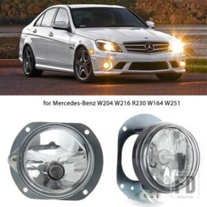 W204 用ヘッドライトフォグランプメルセデス ベンツ W204 W216 R230 W164 W251 ハロゲンフロントバンパーフォグランプドライビングランプアクセサリー