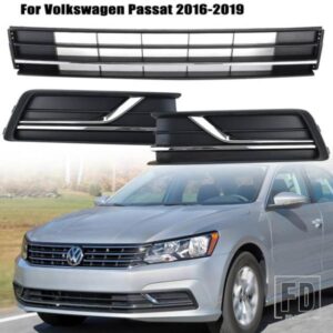 フォルクスワーゲン VW パサート NMS 2016 2017 2018 フロントバンパーアンダーグリルフォグライトグリルカバーフロントバンパーヘッドライトフレーム