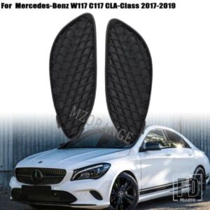 フォグライトカバーメルセデス ベンツ W117 C117 CLA クラス CLA250 2017 2018 2019 アウターヘッドライトフロントバンパーグリルカーアクセサリー