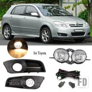 フォグランプ LED トヨタカローラ 2004 2005 2006 フォグランプカバーグリルベゼルヘッドライトフォグランプ欧州バージョンアクセサリー