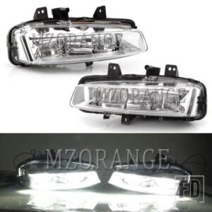 LED フロントフォグランプランドローバーレンジローバー EVOQUE 2011 2012 2013-2015 ヘッドライトフォグランプ DRL ランプアセンブリカーアクセサリー