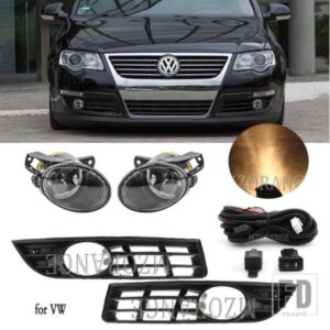 LED フォグランプ VW パサート B6 2006-2011 フロントバンパーフォグランプカバーグリルベゼルヘッドライトフォルクスワーゲンフォグランプアクセサリー