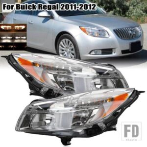 ヘッドライトアセンブリビュイックリーガル 2011 2012 2013 ヘッドライトヘッドランプ DRL ハロゲンウインカー電球カーアクセサリー部品