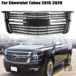 フロントバンパーグリルシボレータホ/サバーバン LTZ スタイル 2015-18-2020 グリル車グリルラジエーターレーシングクローム