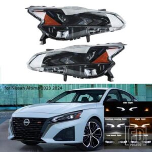 ヘッドライト日産アルティマ 2023 2024 フル LED ヘッドライトヘッドランプアセンブリデイタイムランニングライトウィンカーライト