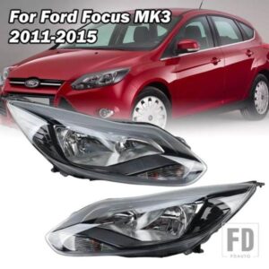フロントヘッドライトアセンブリフォードフォーカス MK3 ZETEC チタン 2011-15 ヘッドランプ交換用ハウスカーパーツ