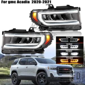 フロントヘッドライト GMC アカディア 2020 2021 フル LED ヘッドライトローハイビームランプカーアクセサリーカーパーツ 84835430