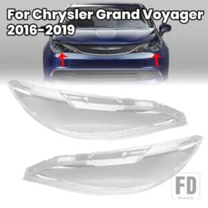 クライスラーグランドボイジャー 2016-2019 ヘッドライト COVERCAR レンズカバーヘッドランプシェルクリアランプシェードランプカバーアクセサリー