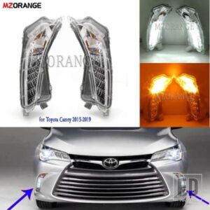 トヨタカムリ 2015-19 LED DRL フォグランプヘッドライトドライビングランプトヨタ ASV5 米国バージョン 2016 アクセサリー