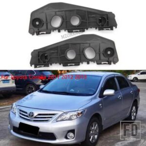 2Xフロントバンパーブラケットサポートスペーサートヨタカローラ 2011 2012 2013 バンパーブラケット強化サポートホルダーアクセサリー