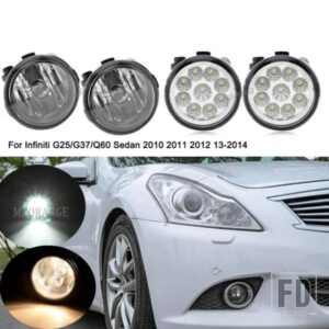 インフィニティ G25/G37/Q60 セダン 2010-14 LED フォグランプヘッドライト日産ジュークムラーノローグカーアクセサリー