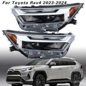 LED ヘッドライトトヨタ RAV4 2022-2024 SE BI LED プロジェクターヘッドライト DRL ハロゲンウィンカーライトロービームハイライト