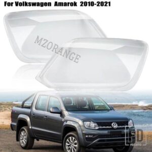 ヘッドライトカバーフォルクスワーゲン用 VW AMAROK UTE 2H 2010 2011 2012-2022 ヘッドランプシェルランプシェードクリアレンズカーアクセサリー