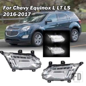 LED DRL フォグランプシボレーエクイノックス L LT LS 2016 2017 デイタイムランニングランプフォグライトヘッドライトフォグランプ FOGLIGHT