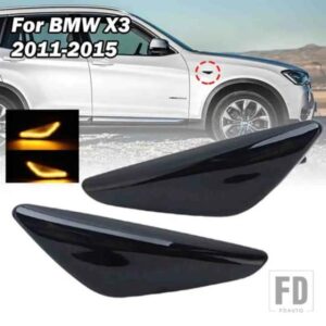 BMW X3 F25 2011-2017 X5 E70 2007-2013 X5M には不適 X6 E71 E72 2007-2014 ダイナミック LED インジケーターサイドマーカー信号灯