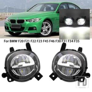 2X フォグランプヘッドライト BMW F30 F31 F20 F22 F35 LCI 2012-2018 LED DRL ドライビングランプフォグランプ 1 ペア 63177315559 アクセサリー