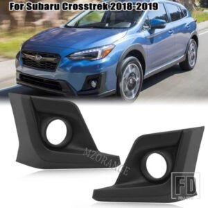 スバル XV CROSSTREK 2018 2019 2020 フロントバンパーフォグランプフレームカバーグリルベゼルトリムカーアクセサリー