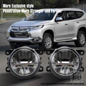 フォグランプ LED 三菱 ASX L200 パジェロ 4 アウトランダーグランディス 2003-2015 ハロゲンフォグランプヘッドライトワイヤーハーネスアクセサリー