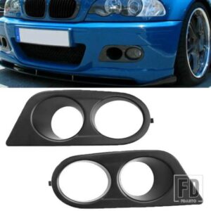 BMW E46 M3 37043 フロントバンパーグリルフォグライトカバーグリルトリムハニカムメッシュアクセサリー