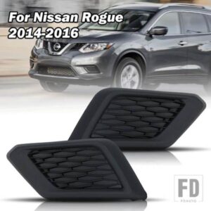 フォグライトカバー日産エクストレイルエクストレイルローグ 2014 2015 2016 FOGLIGHTS カバーフレームヘッドライトグリルグリルカーアクセサリー