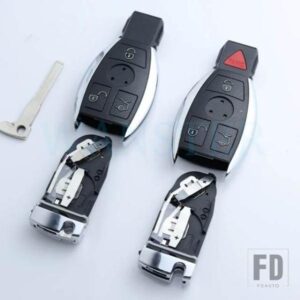 3/4 ボタン交換キーハウジングリモート FOB ケースシェルメルセデスベンツ CL SLK CLK C E S クラス BGA NEC デュアル/2/2 バッテリー