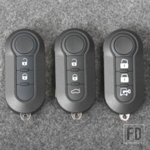 キーシェルハウジングフィアット 500 パンダプントブラボー DUCATO STILO リモート自動キーケース FOB SIP22 ブレードフリップ折りたたみ