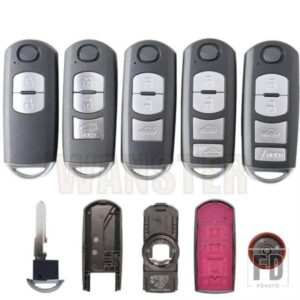 2 3 4 ボタンキーケースフォブシェルマツダ 3 5 6 CX5 CX7 CX9 CX-5 CX-7 CX-9 MX-5 ミアータ RX-8 X-5 サミットアクセラアテンザ M3 M6