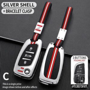 シトロエン C2 C3 C4 C5 C6 C8 DS4 プジョー 107 207 306 307 407 308 607 金属キーカバー FOB ケースシェルアクセサリー