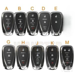 2 3 4 5 6 ボタンキー FOB ケースシェルハウジングシボレークルーズマリブスプリング分カマロシボレー 2016-19