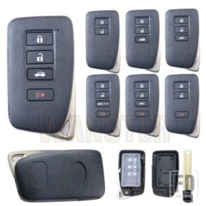 2 3 4 ボタンキー FOB ケースシェルハウジングレクサス ES350 LS/ES/GS/NX/RX/GX/UX 200 260 300 350 GS300 GS350 IS250 ES250 NX200