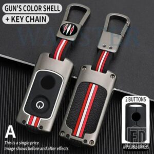 ヤマハ NVX NVX155 XMAX XMAX300 QBIX AEROX JAUNS 2018 2019 オートバイリモートホルダーキーホルダー金属キーカバー FOB ケースシェル