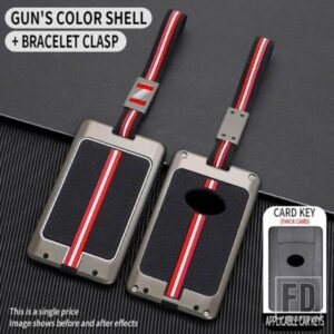 レクサス LX 570 IS LS 500H 2020 RX 300 ES LM GS F NX HONQI NFC カードキー金属キーカバー FOB ケースシェル