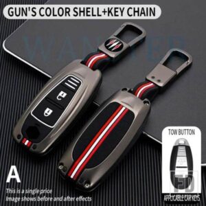 スズキ VITARA スイフトイグニスキザシ SX4 バレーノ ERTIGA サムライ S-クロスアクセサリー 2 3 ボタン金属キーカバー FOB ケースシェル