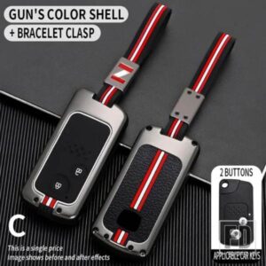 ホンダアコードシビック CRV オデッセイ 2006-13-2015 2 3 ボタン金属キーカバー FOB ケースシェル
